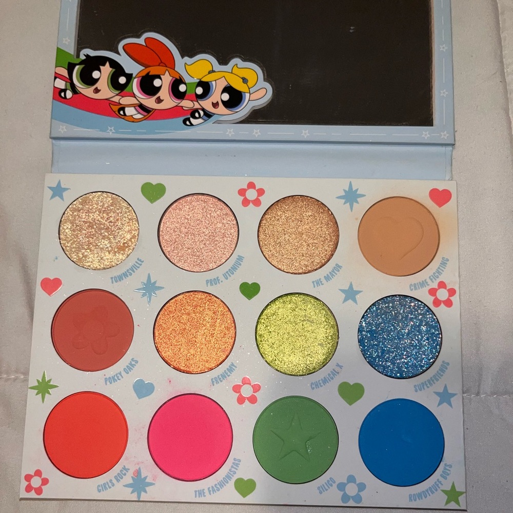 Colourpop X Powerpuff girls palette